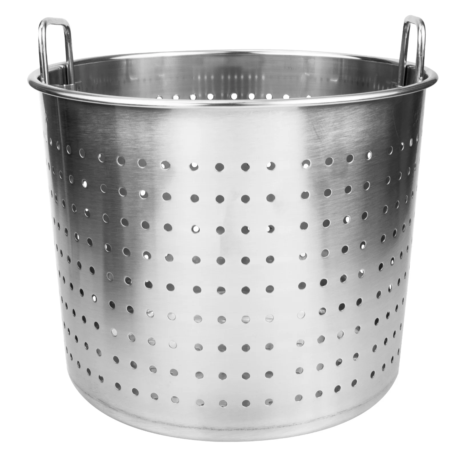 

Turkey Fryer Crayfish Boiler Stainless Steel Crawfish Pot Filter Basket 28x28cm Kitchen Supplies Large Leaky Silver