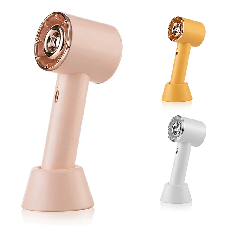 

Handheld Fan USB Rechargeable Silent Small Fan Cooling 1200Mah Strong Summer Cooler Fan For Travel Outdoor Mini Fan