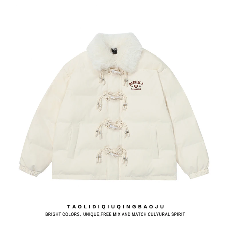 Утолщенная куртка на хлопковой подкладке с пряжкой Design Sense верхняя одежда