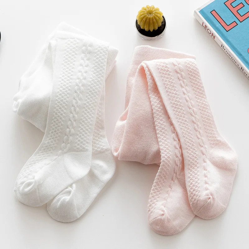 Girls Stocking 2021 Spring Summer Tight For Toddler Baby Hollow Infant Ribbed Tights Babies Pantyhose baby girl legging tights |