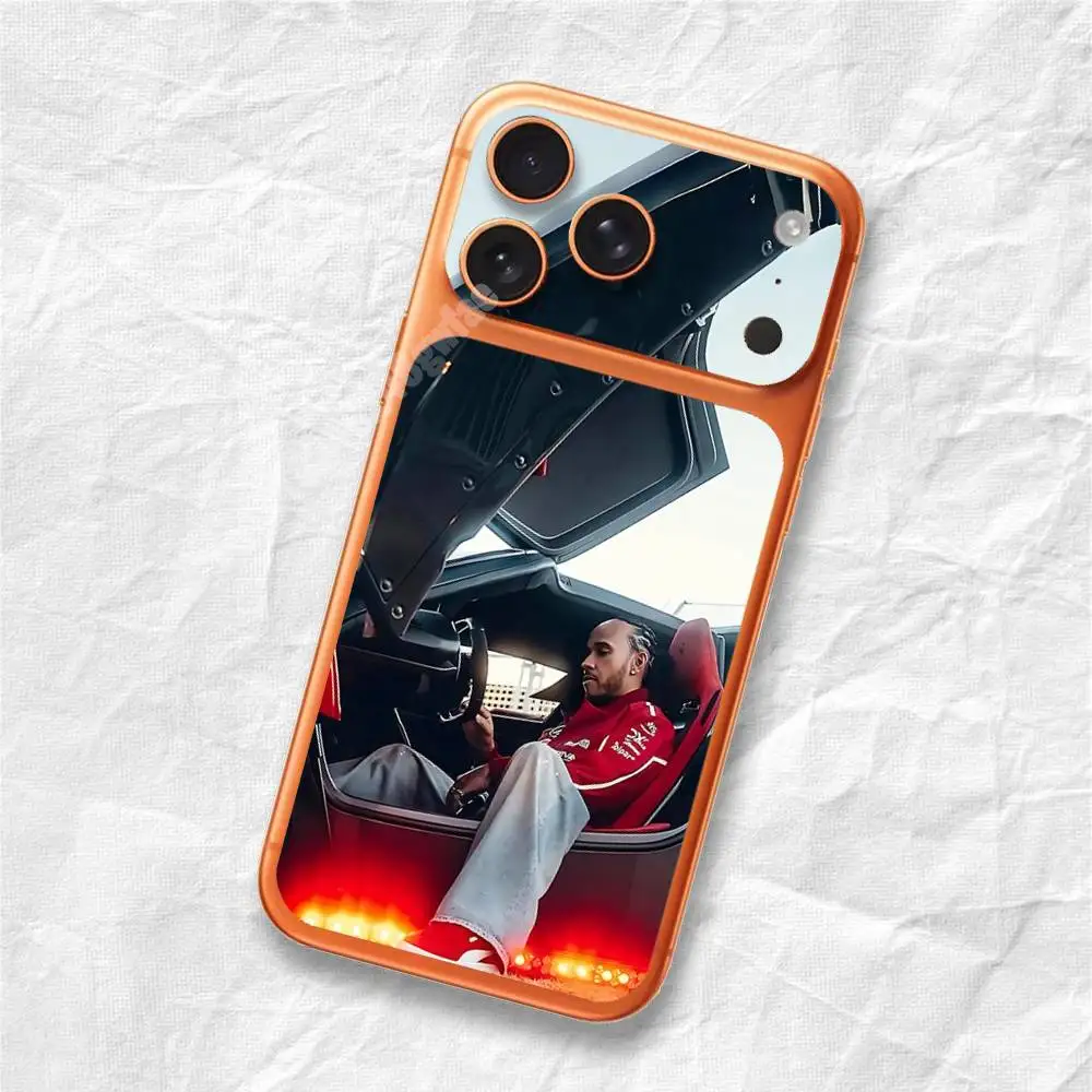 Фото LH44 L-Lewis Hamilton-S Съемная УФ-пленка для iPhone 17 Pro 17 ProMax HD-наклейка на заднюю панель №4