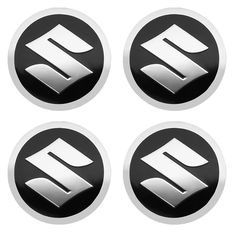 

4 шт., 56 мм, центральная крышка ступицы колеса автомобиля, эмблема, наклейки, аксессуары для Suzuki JIMNY Grand vitara Sx4 Swift Alto, алюминиевый значок, наклейка