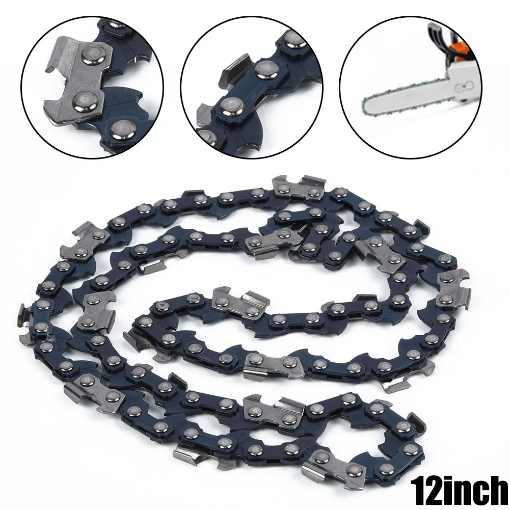Chainsaw Attachment Chain For Chan Saw Chainsaw Blades - 12 Inch Chainsaw Outdoor Yard Garden Lawn Mower Chainsaw Spare Parts