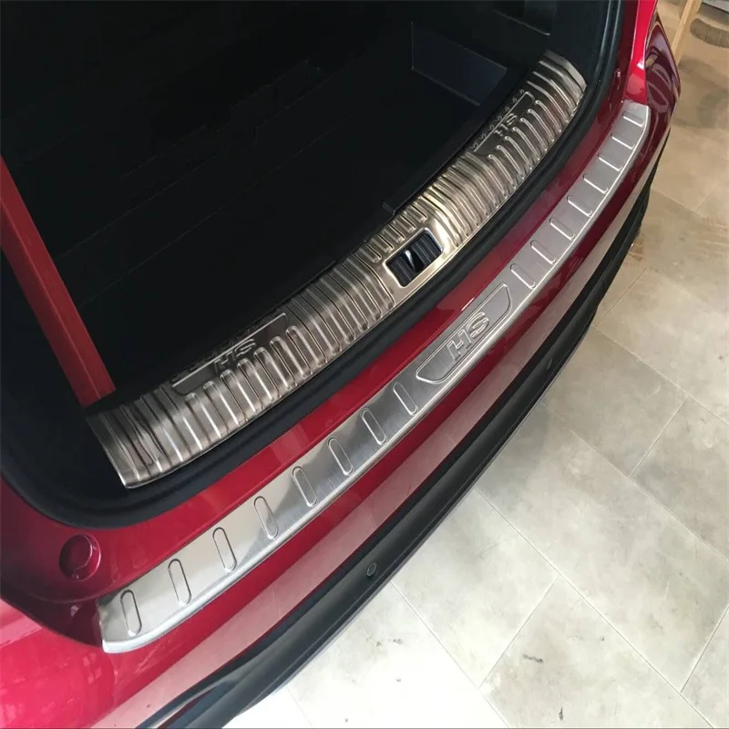 

Car styling For Morris Garages MG HS 2018 2019 2020 2021 Scuff Plate/Door Sill Rear Bumper Protector Sill Trunk Tread Plate Trim