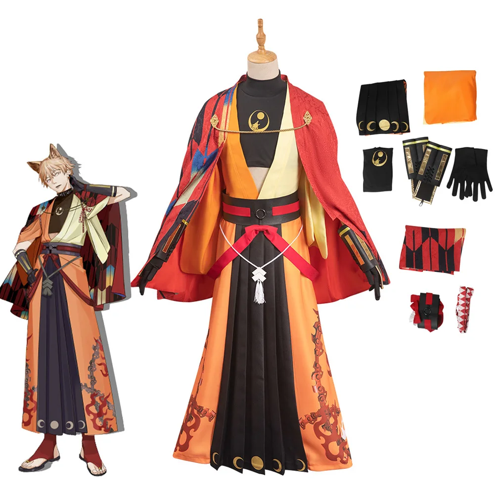 

Костюм для косплея Denji Hyakkiyakou, костюм для косплея в стиле аниме бензопилы, мужской костюм для карнавала на Хэллоуин, иньками, кимоно для ролевых игр