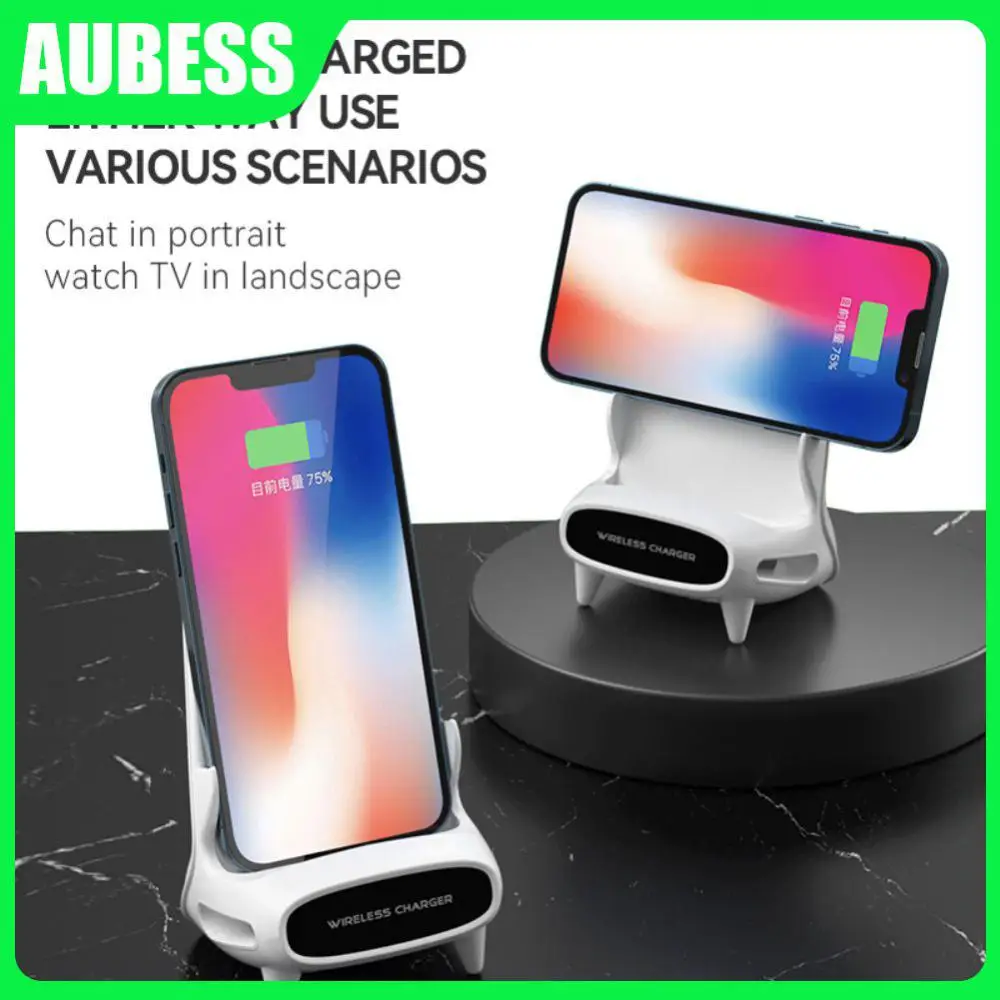 

15w Universal Tablet Desktop Holder Wireless Fast Charge Qi Wireless Charging Mobile Phone Holder Qi Stand Wireless Charger