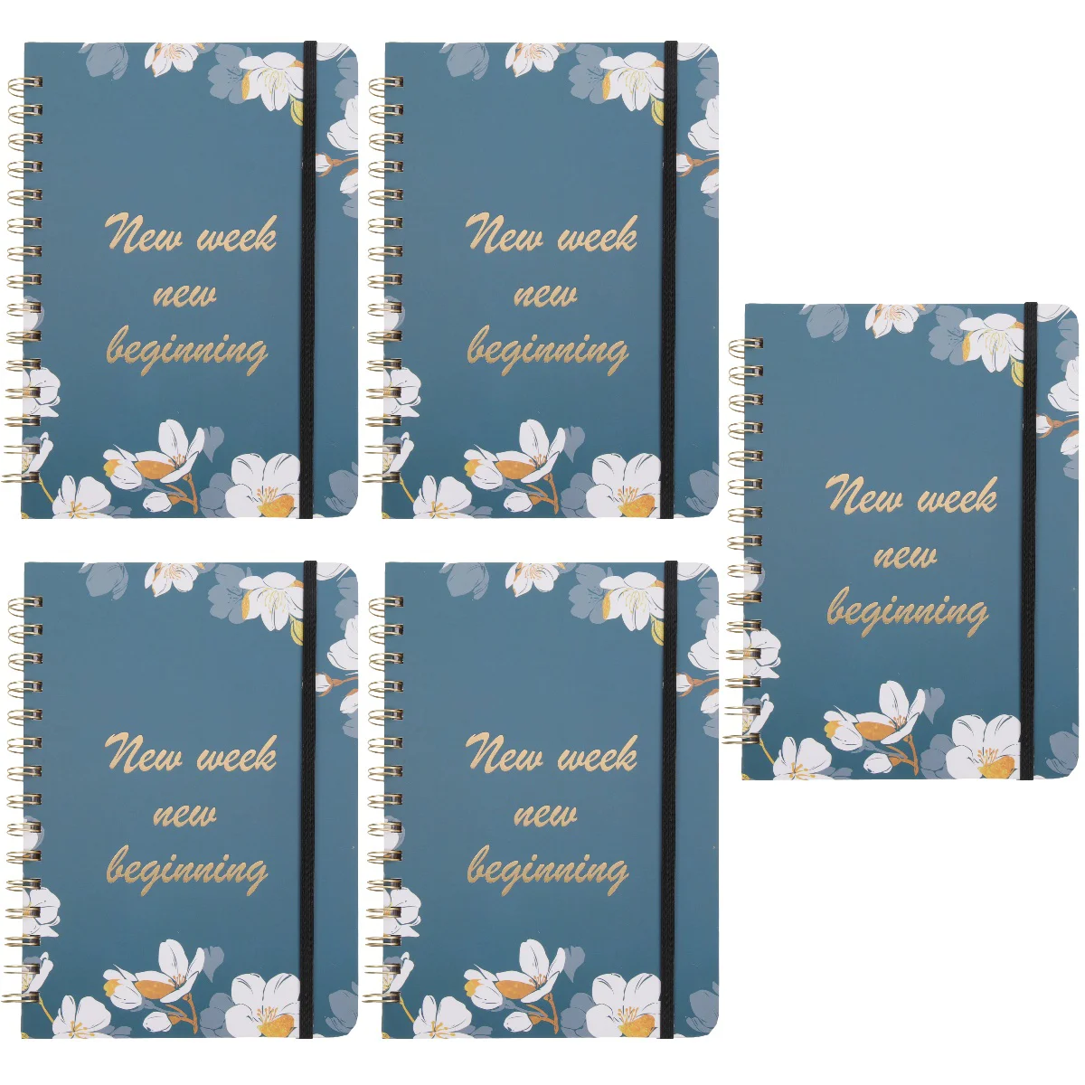 

5pcs Portable Student Planner Book Office Note Book Household Planner Organizer Home Supply