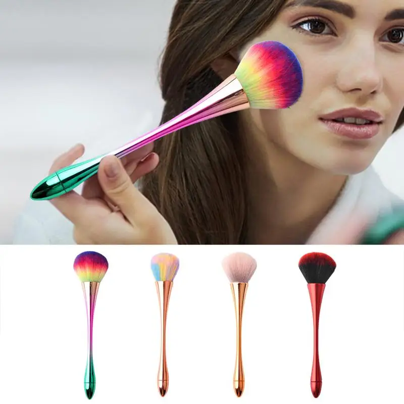 Nail Powder Brush Makeup Brushes For Foundation Blush Duster