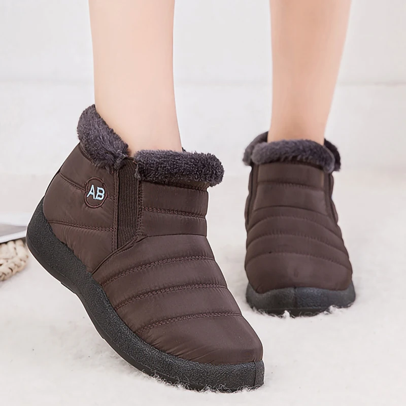 

Женские ботинки 2022, зимние водонепроницаемые зимние ботинки для женщин, Повседневные Легкие ботильоны, женские теплые ботинки