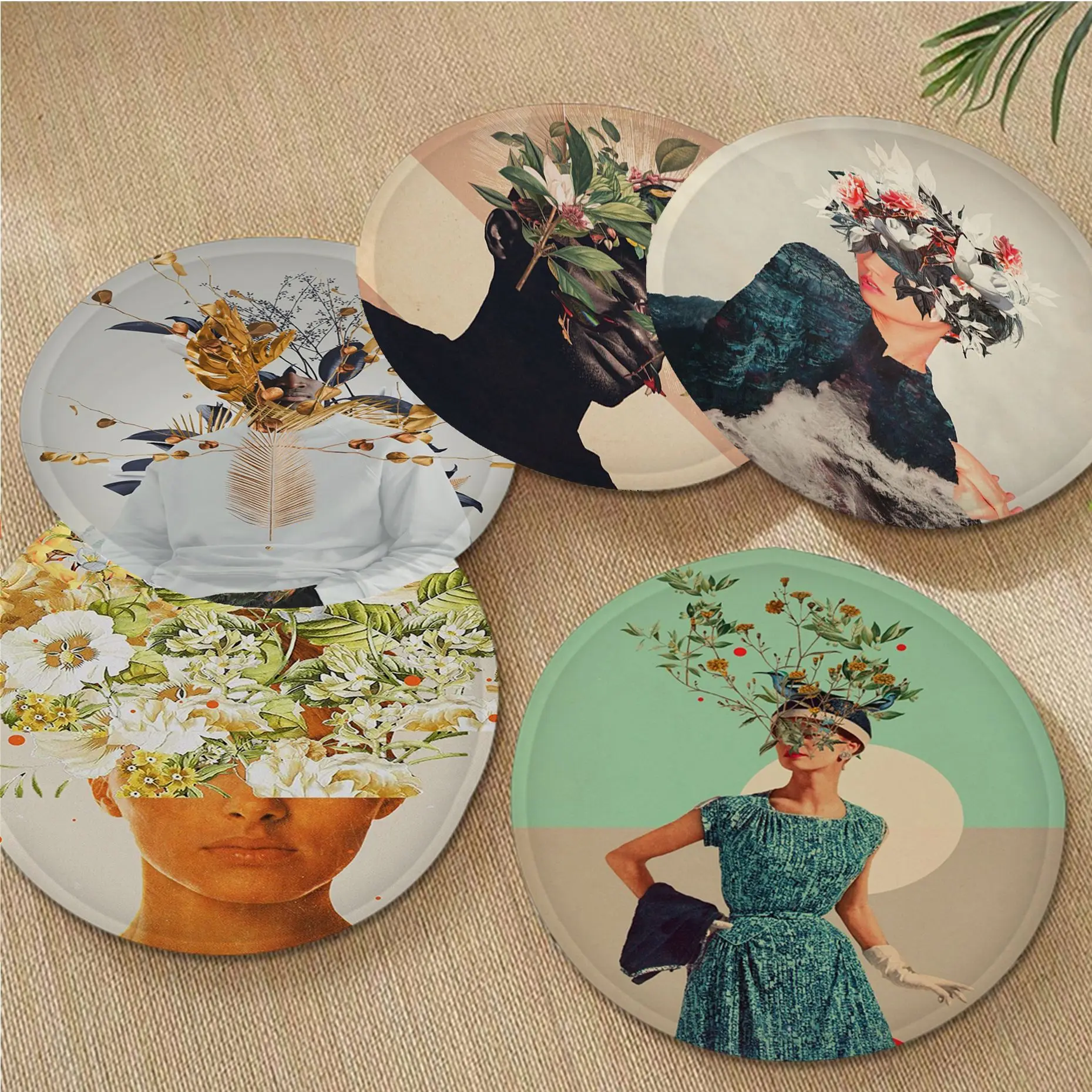 

Frank Moss Painting Tie Rope Stool Pad Patio Home Kitchen Office Chair Seat Cushion Pads Sofa Seat 40x40cm Stool Seat Mat