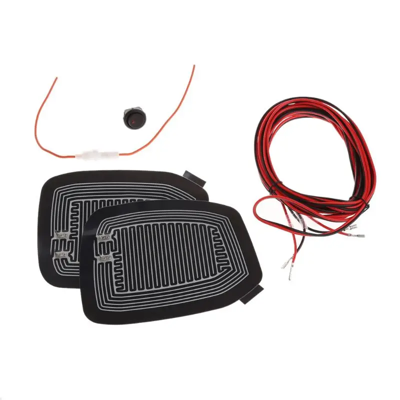 

for Dc 12V Car Side Mirror Glass Heated Pad Mat Heater Defoggers Rain Evaporator drop shipping