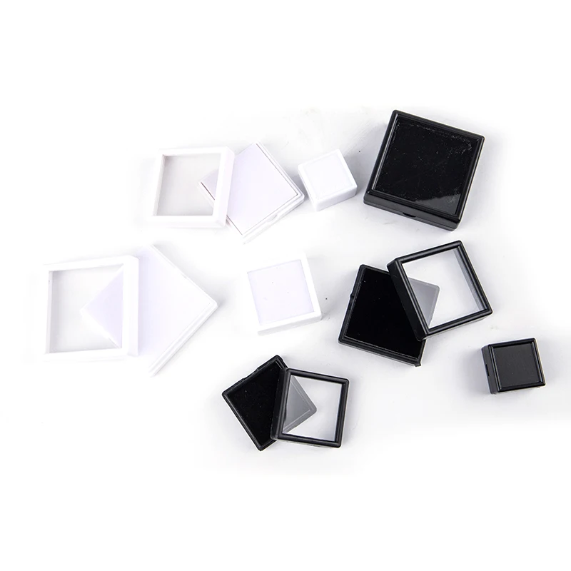 

Hot New Diamond Jewelry Box Zircon Organizer Soft Sponge DIY Weeding Diamond Ring Gem Case Gemstone Storage Stone Gift Box