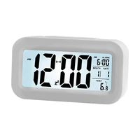 alarm clock desktop digital display backlight snooze electronic calendar bedroom