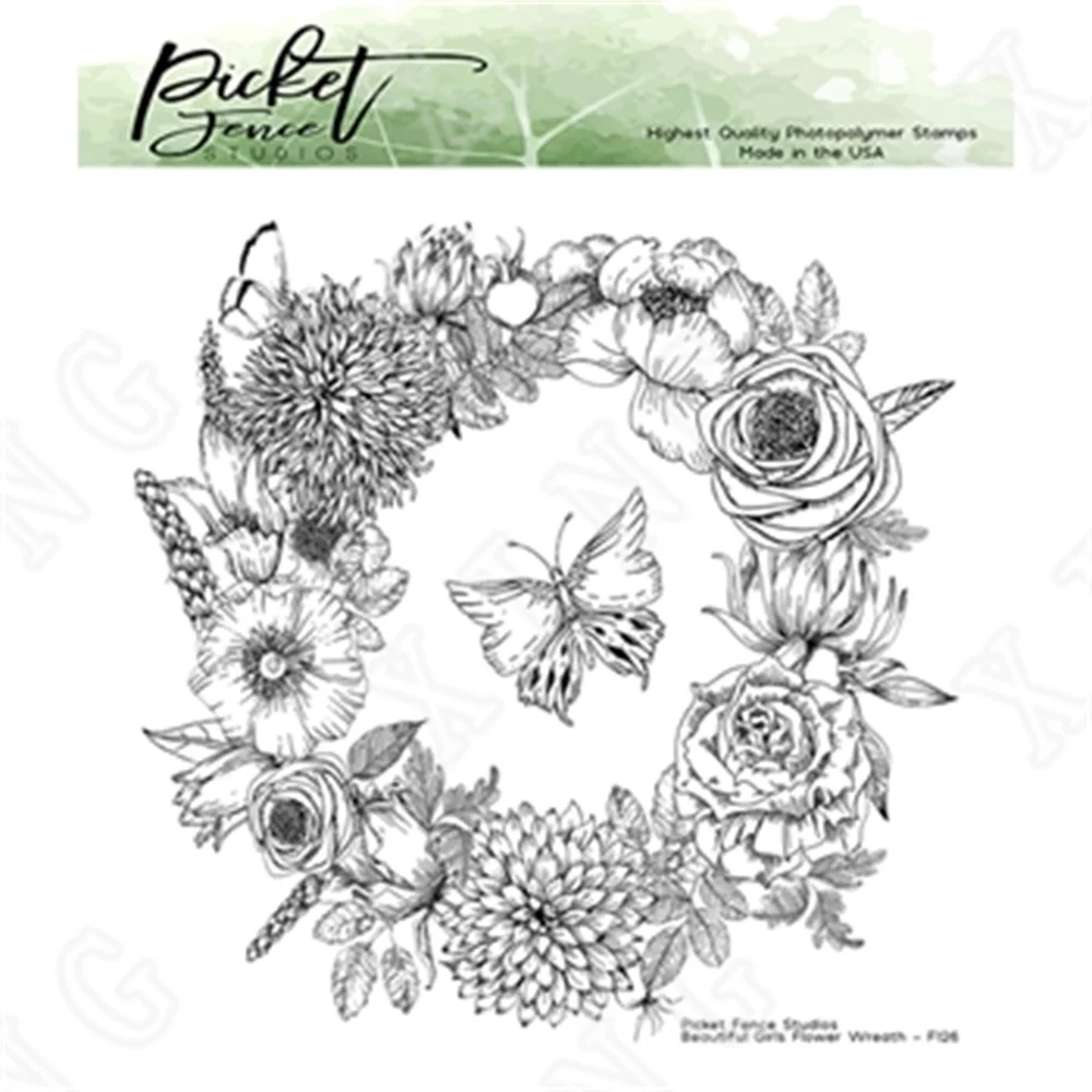 

Hot Selling New Flower Butterfly Silicone Stamps Diy Scrapbook Diary Decoration Embossed Paper Card Album Craft Template Arrival