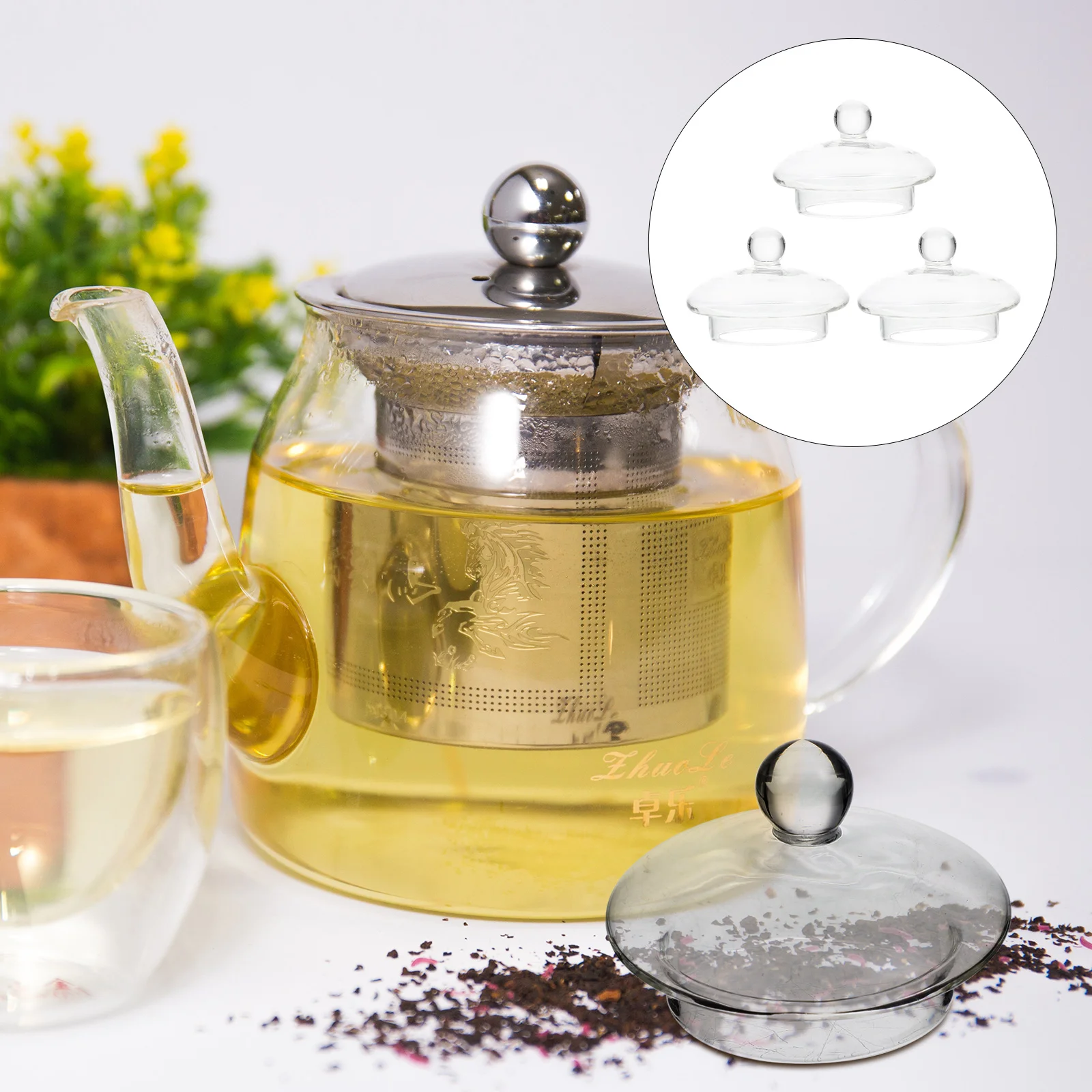 

Teapot Lidtea Cover Strainer Kettle Replacement Accessories Strainerscolanders Pot Caps Lids Covers Infuser Insertfilter Handle