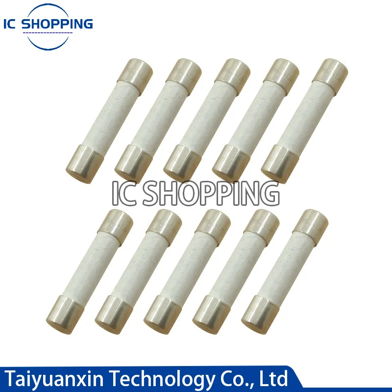 

20pcs One Sell 6*30mm Fast Blow Tube Fuses 6x30mm 250V 0.1 0.2 0.3 0.5 1 2 3 4 5 6 8 10 15 20 25 30A AMP Fuse Ceramic fuse