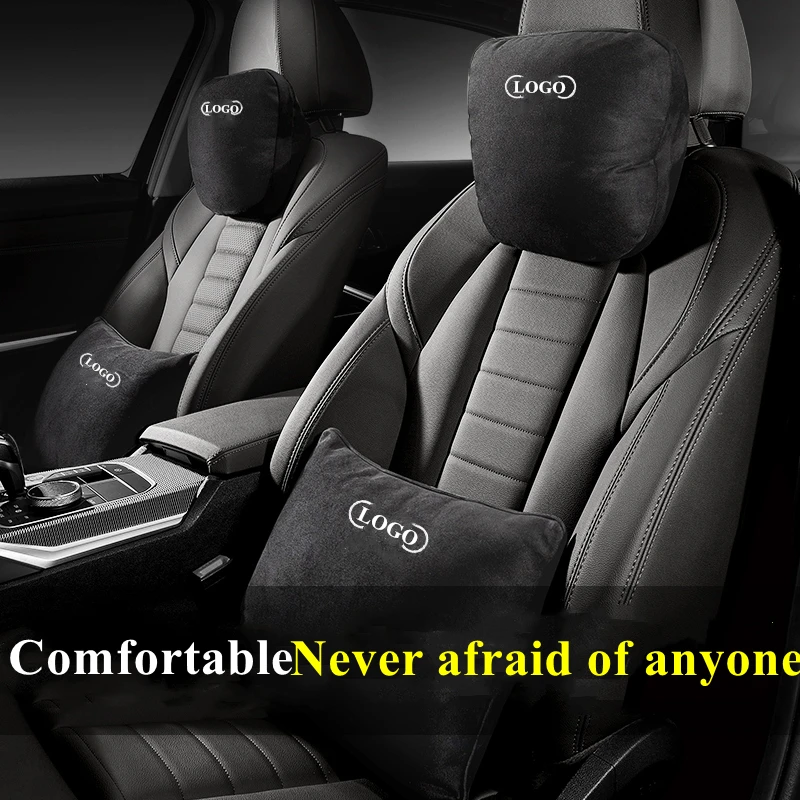 For Audi Car Pillow Neck Rest Cushion Waist Headrest Support Seat / Maybach S Class A3 A4 A5 A6 A7 A8 Q2 Q3 Q5 Q7 RS |