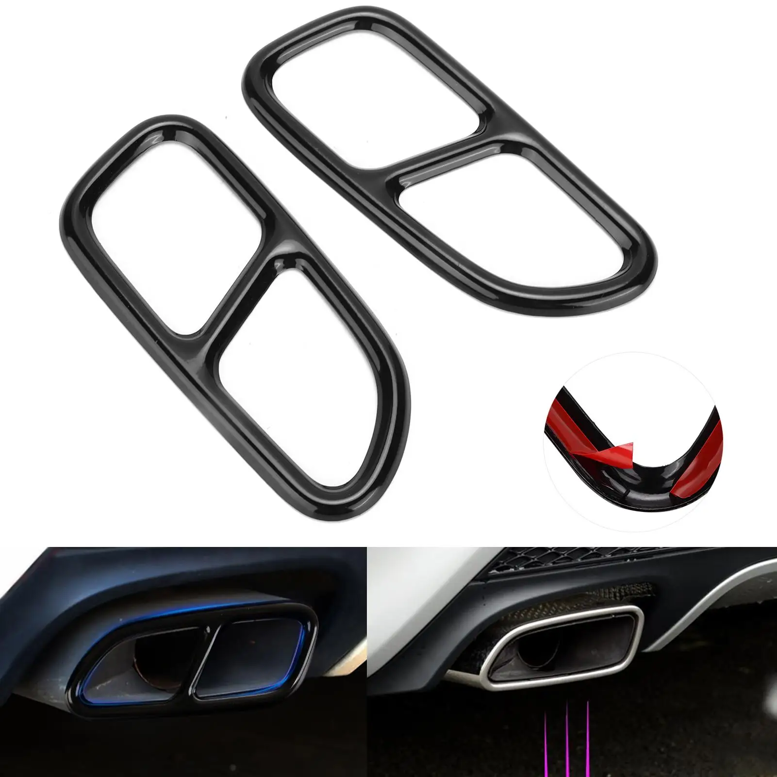 Наконечник Выхлопной Трубы для Mercedes benz CLA SLK R172 SL R231