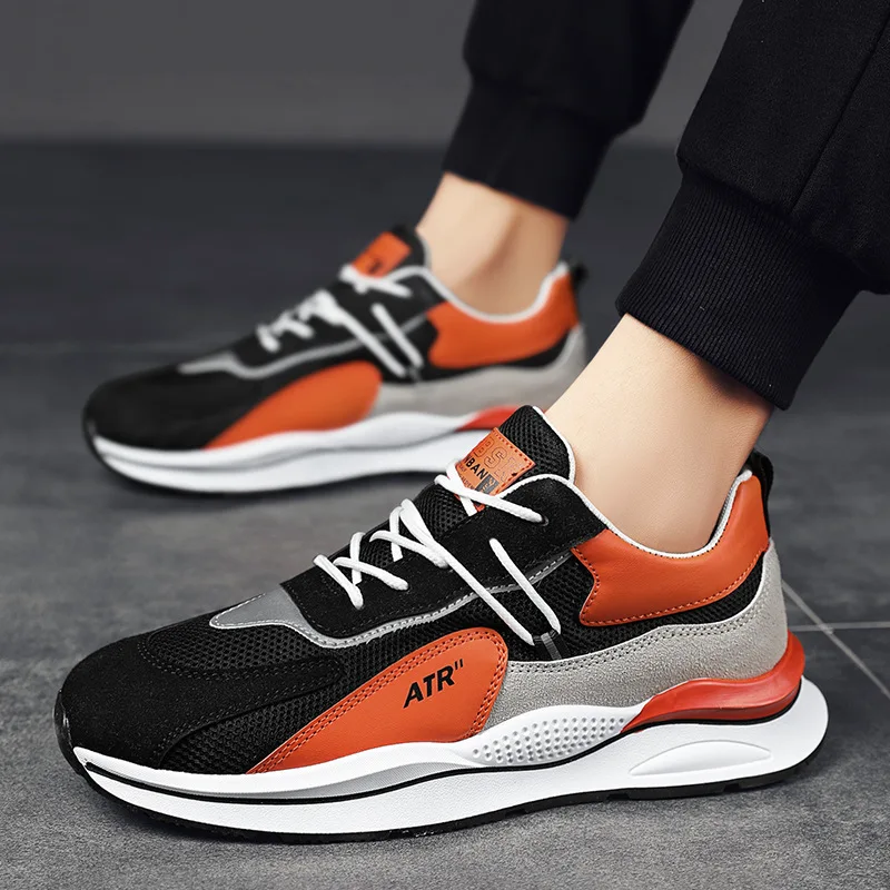 

Fashion Sneakers Men Casual Shoes Breathable Mesh Stylish Running Sports Wear Walking Jogging Shoes Lightweight chaussure homme