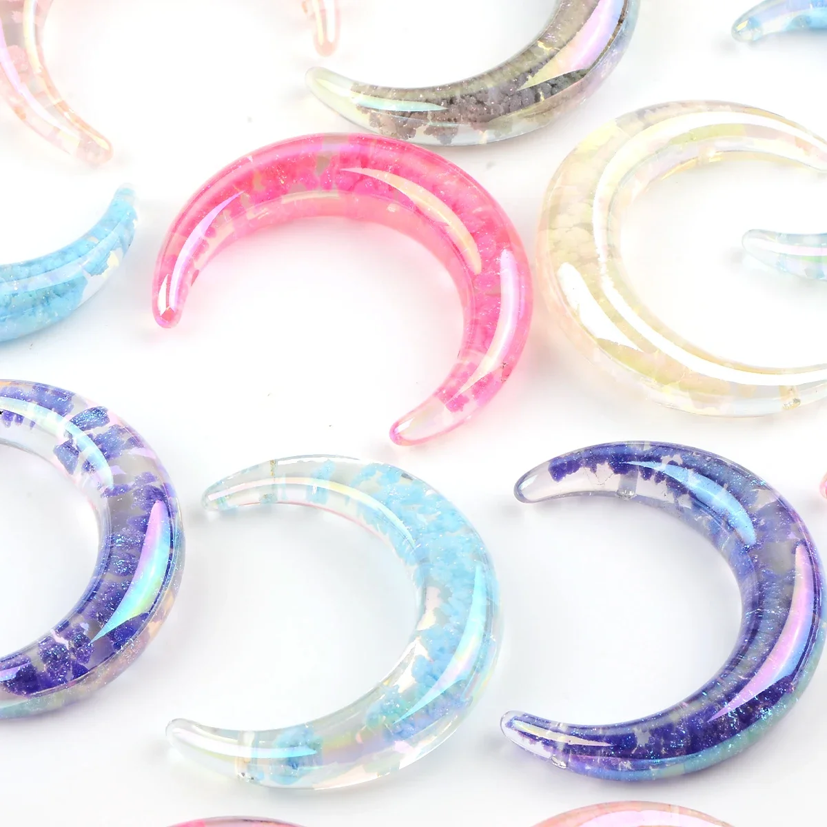 4 шт. светящиеся облака с двойным отверстием прозрачные лунные свободные