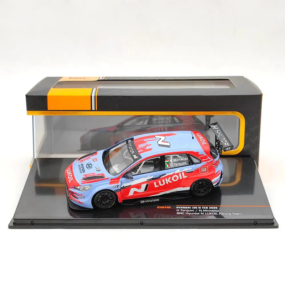 

1:43 IXO For H~NDAI i30 N TCR 2020 N Lukoil N.Michelisz G.Tarquini GTM148 Diecast Model Toys Car Collection