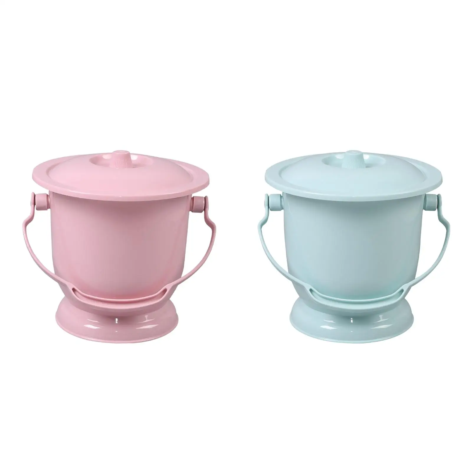 

Handheld Spittoon with Lid Splash Proof Practical Fashion Urinal Bottle Chamber Pot Pee Potty for Household Female Male Home Use