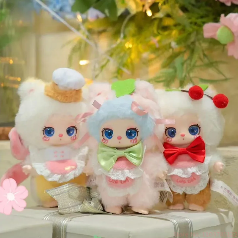 Фото Baby Three Anabel V4 Dessert Chef Kitten Series слепая коробка милые украшения кукла плюшевая кукла кулон праздничный подарок на день рождения №3