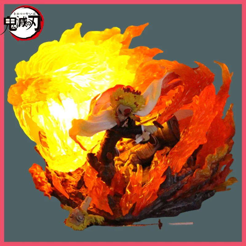 

Demon Layer Figure Fantasy Fantasy House Flame Pillar Rengoku Shinjurou Flame Tiger Gk Statue Luminescence Collection Ornaments