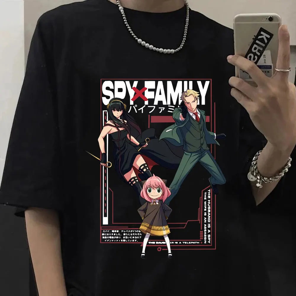 

Anime Spy X Family T Shirt Anya Forger Yor Forger Loid Forger Bond Forger Graphics Print T Shirts Casual Oversized Tee Shirt Top