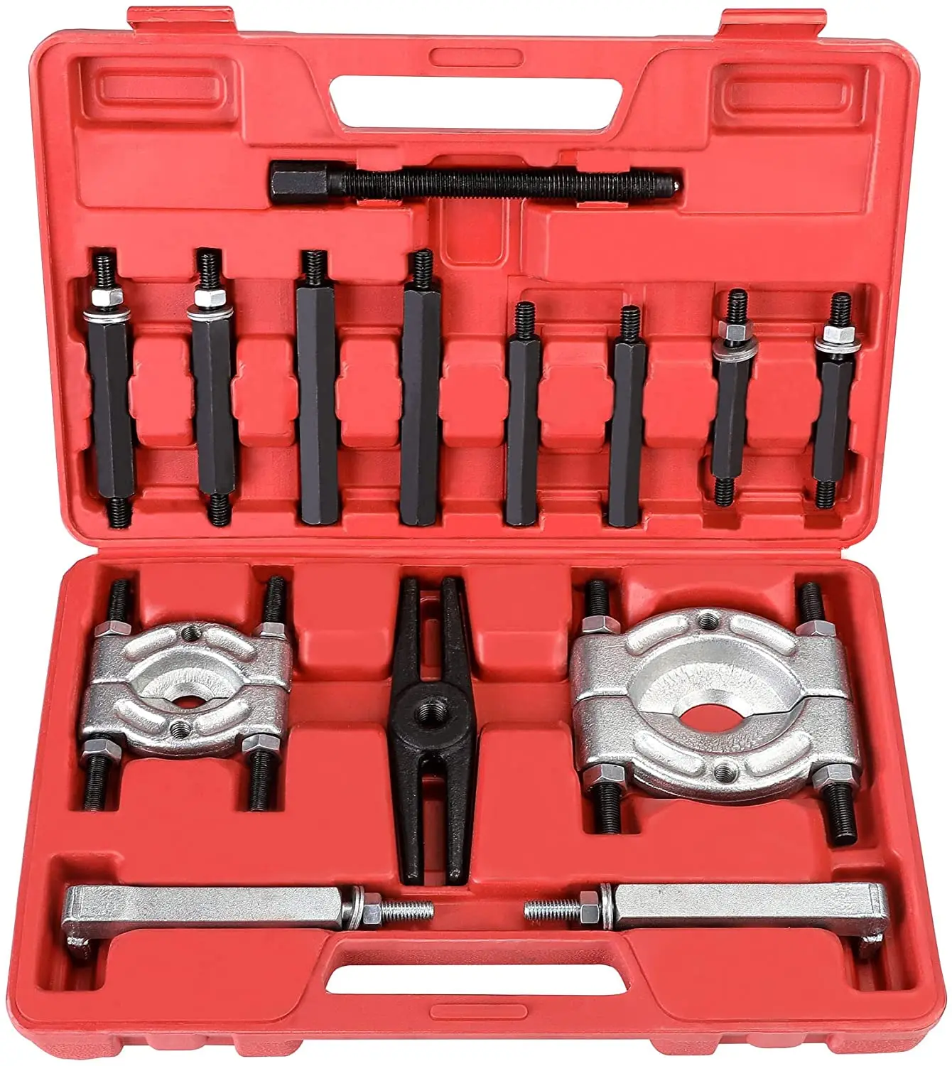 Bearing Puller Set,5-Ton-Capacity Bearing Separator,Wheel Hub Axle Puller Set,Pinion Bearing Removal Tool Kit,Bearing Splitt