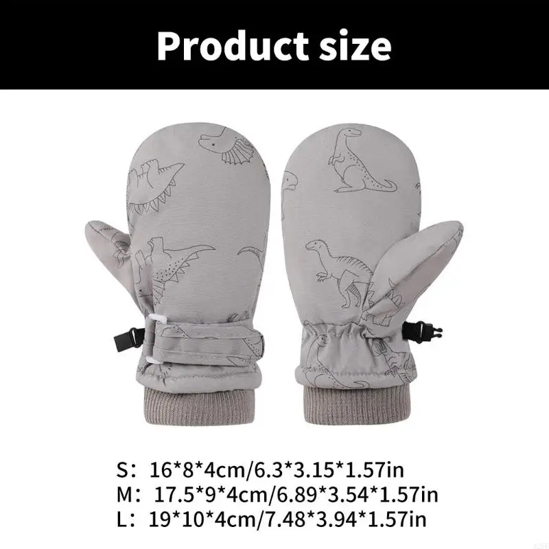 J2FF Thermal Mitts Gloves Kid лыжные перчатки с брызгопотощими рукавицами.