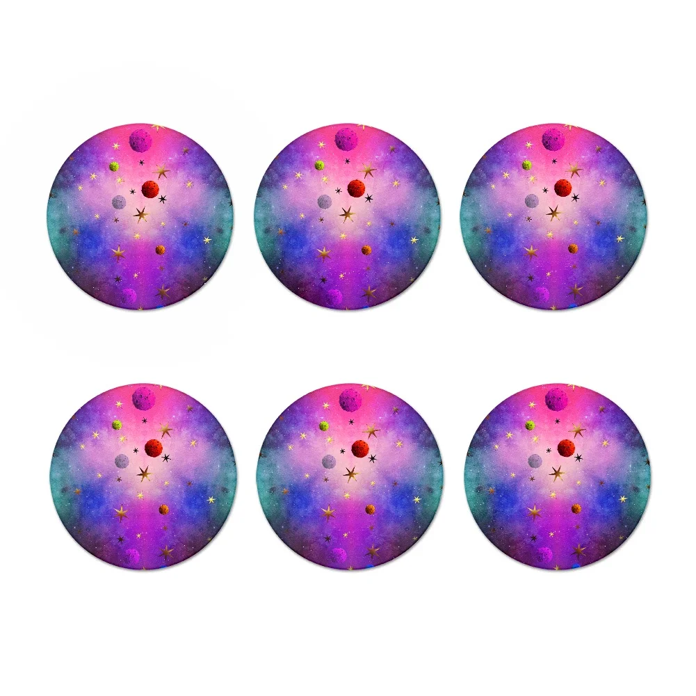 

Подставка под чашку с изображением красивой планеты