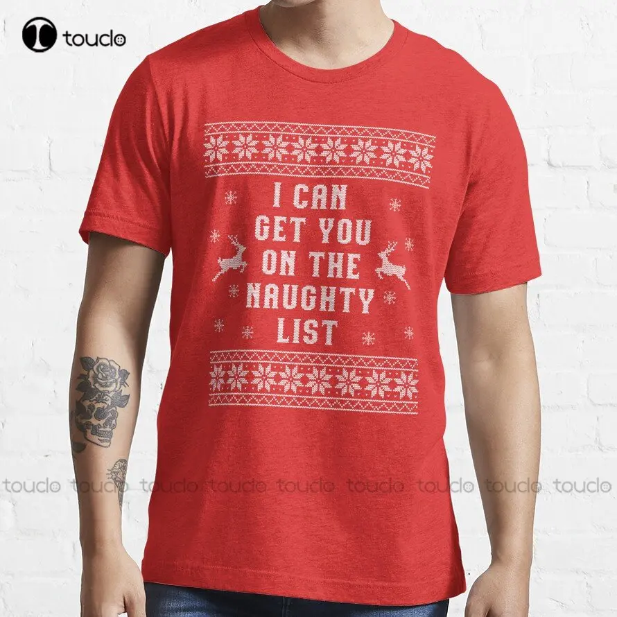 

I Can Get You On The Naughty List Trending T-Shirt Womens Polo Shirts Custom Aldult Teen Unisex Digital Printing Tee Shirts