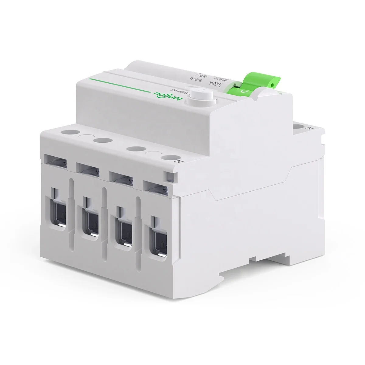 TONGOU 300 мА 32a 63A Тип A B Устройство остаточного тока 4 полюса RCCB Электромагнитный