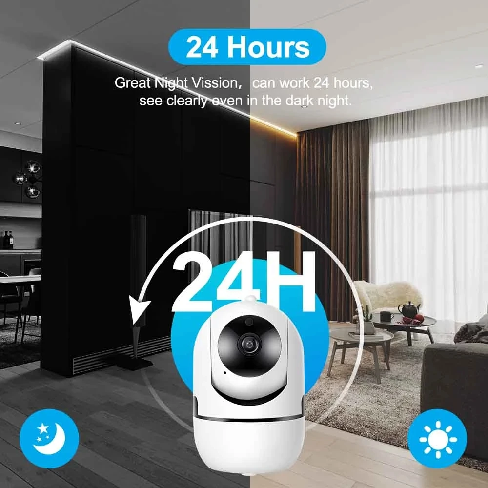 WIFI камера обнаружения движения 1080P умный дом Беспроводная P2P ip-камера