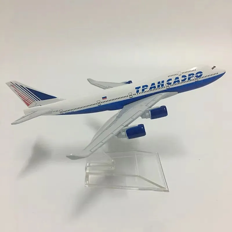 Масштаб 1400 B747, российский международный авиакомпания, сплав, самолет 16 см, Boeing 747, модель самолета, игрушки, украшения, детский сбор (art.: 3920ccc130db2) - 3920ccc130db2