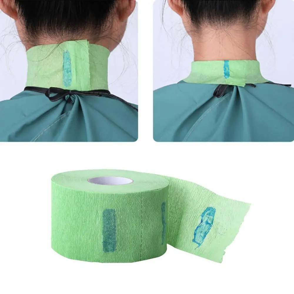 

5 Roll Neck Ruffle Roll Paper Hair Cutting Salon Hairdressing Collar Accessory Necks Covering Disposable Haircut Collar Paper