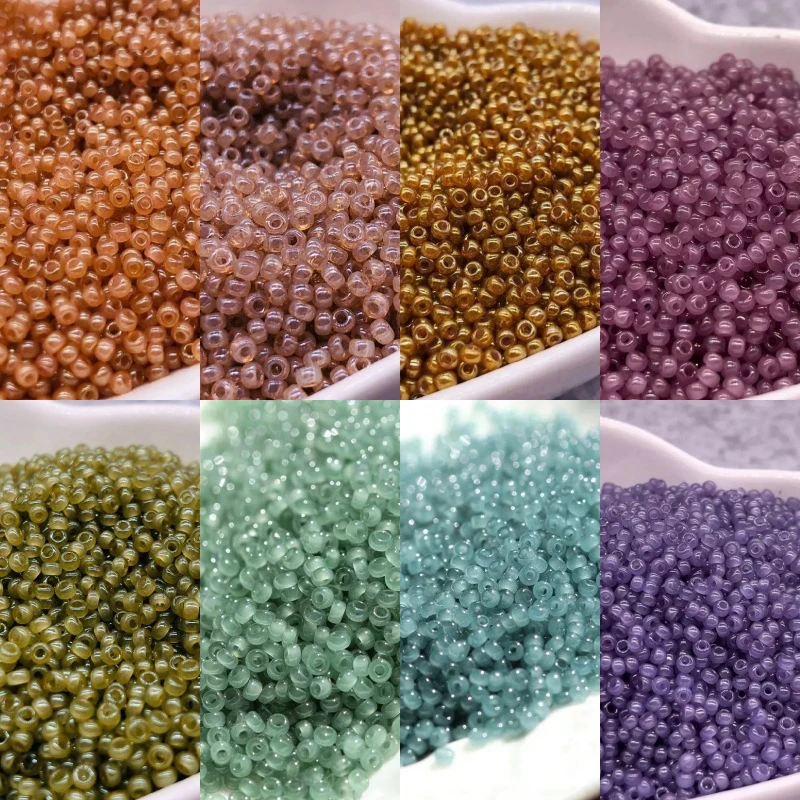 

10G/Tube 2mm Ice Seed Antique Beads Glass Beads DIY Jewelry Making Accessories French Embroidery Sewing accessories