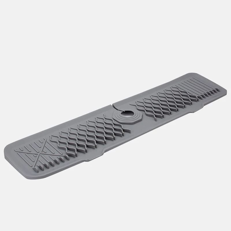 

Kitchen Silicone Faucet Absorbent Mat Large Sink Countertop Protector Splash Pad Soap Sponge Storage Rack Kitchen Accessories