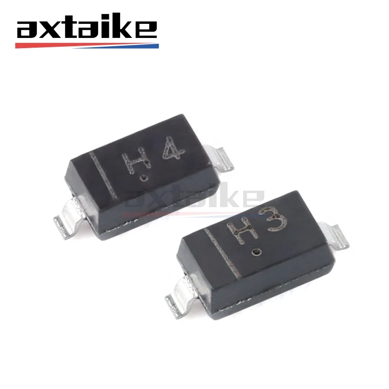 100 шт., Диод Зенера MMSZ5241B H1 11 в MMSZ5242B H2 12 В MMSZ5243B H3 13 в MMSZ5244B H4 14 в MMSZ5245B H5 15 в T1G 350 мВт SOD-123 SMD