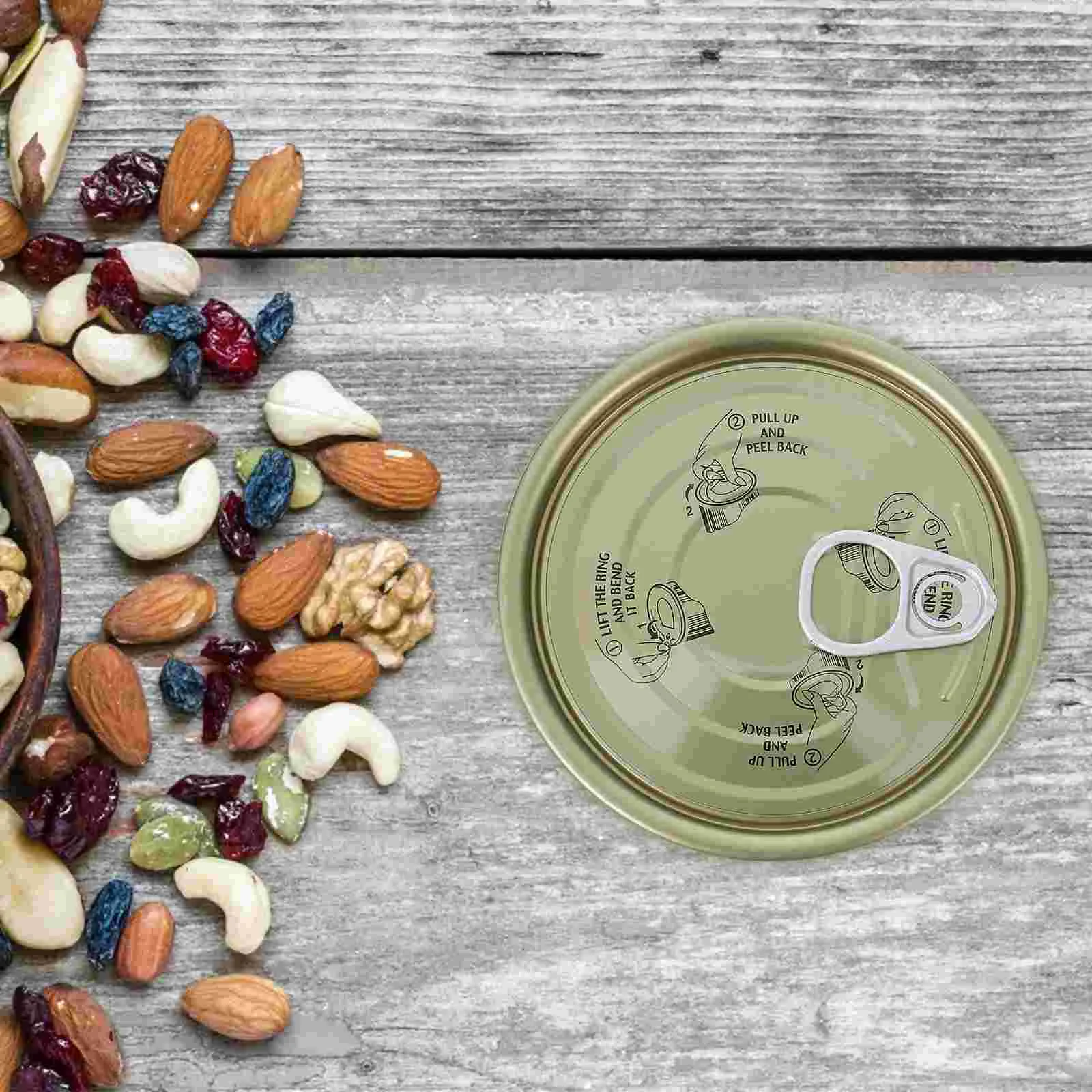 

Tin Food Can Storage Cans Tins Container Metal Containers Jars Lids Dog Pet Empty Canning Cat Seal Jar Candy Tea Coffee Travel