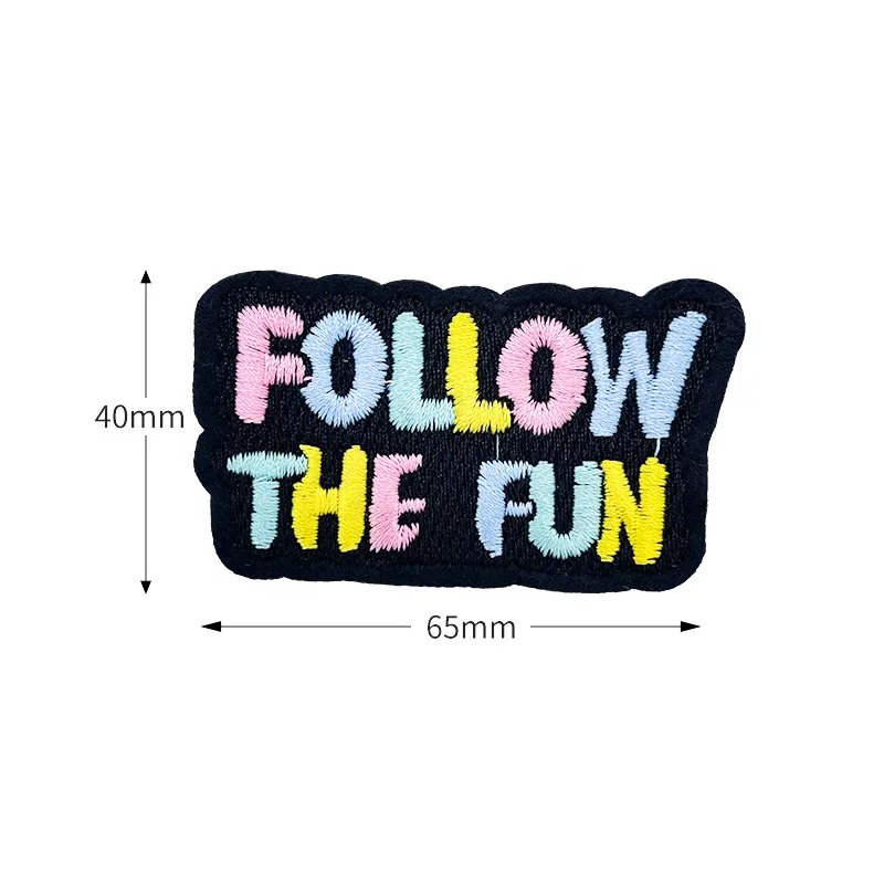 29 букв патчи с вышивкой для одежды детей плавкие аниме наклейки и