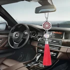 Автомобильное украшение освежитель воздуха автомобильный парфюмерный Диффузор Подвеска с кисточкой Висячие украшения зеркало заднего вида подвеска Украшение G02