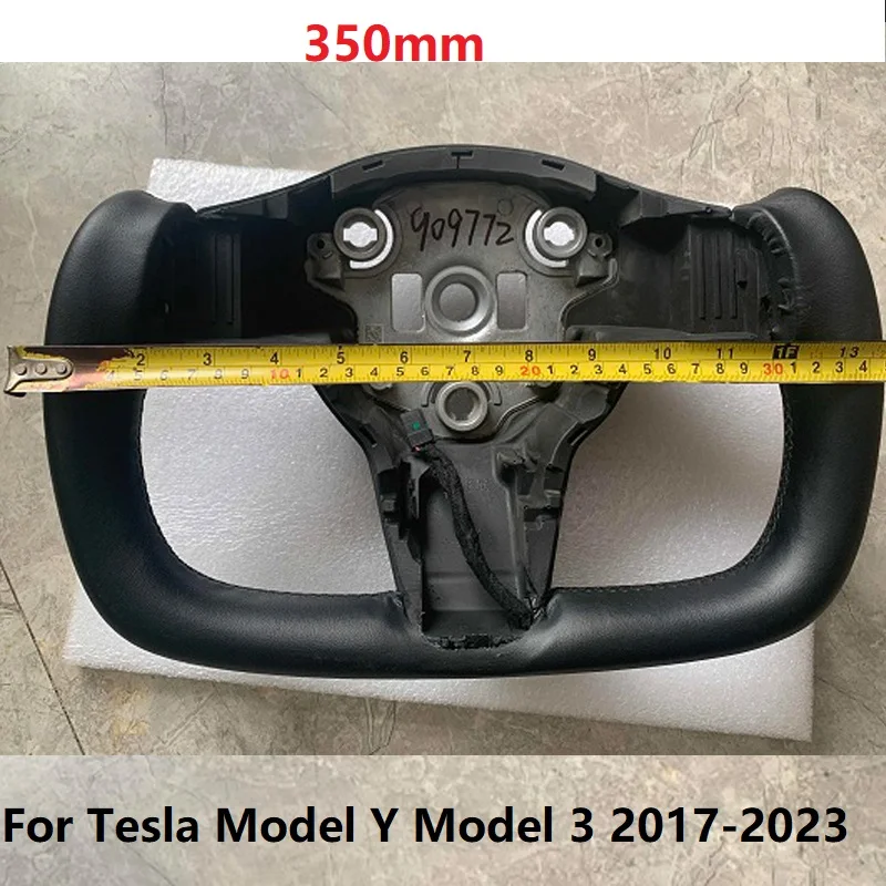 

350mm Yoke Steering Wheel Heating Optional Customized For Tesla Model Y Model 3 2017 2018 2019 2020 2021 2022 2023