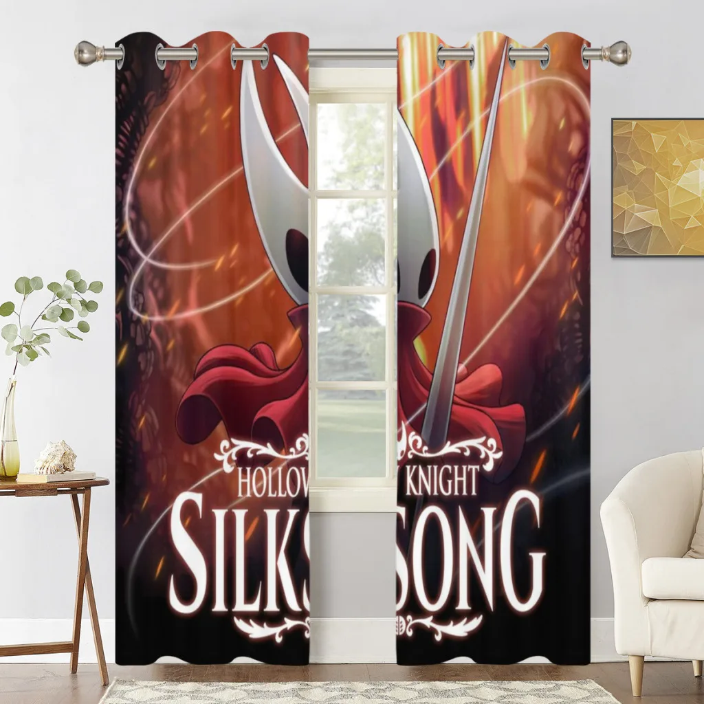 Светонепроницаемые шторы H-Holloww K-Knightt для спальни термооконные 2 шт.