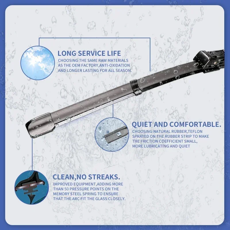 Для Cupra Seat Leon Mk4 KL1 KL8 2020-2024 хэтчбек передняя и задняя щетка стеклоочистителя