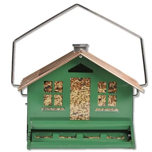 

"Heavy Duty Home-Style Wild Bird Feeder II with Four Large Compartments - Keeps Squirrels Away, High-Capacity".