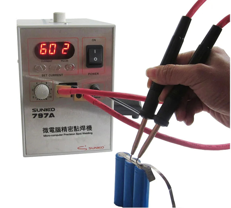 220 В SUNKKO 797A микрокомпьютер прецизионный аппарат для точечной сварки импульсный