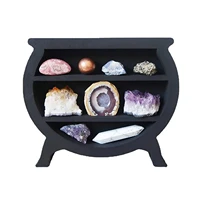 floating phase wall hangings mount moon shelf storage crescent display shelves for crystals stones boho decor for living room