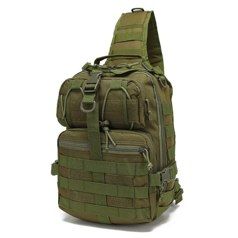 

Tactical Sling Backpack Army Molle Waterproof Shoulder Bag mochila Outdoor Hiking Camping Travelling Climbing Chest Bag Rucksack